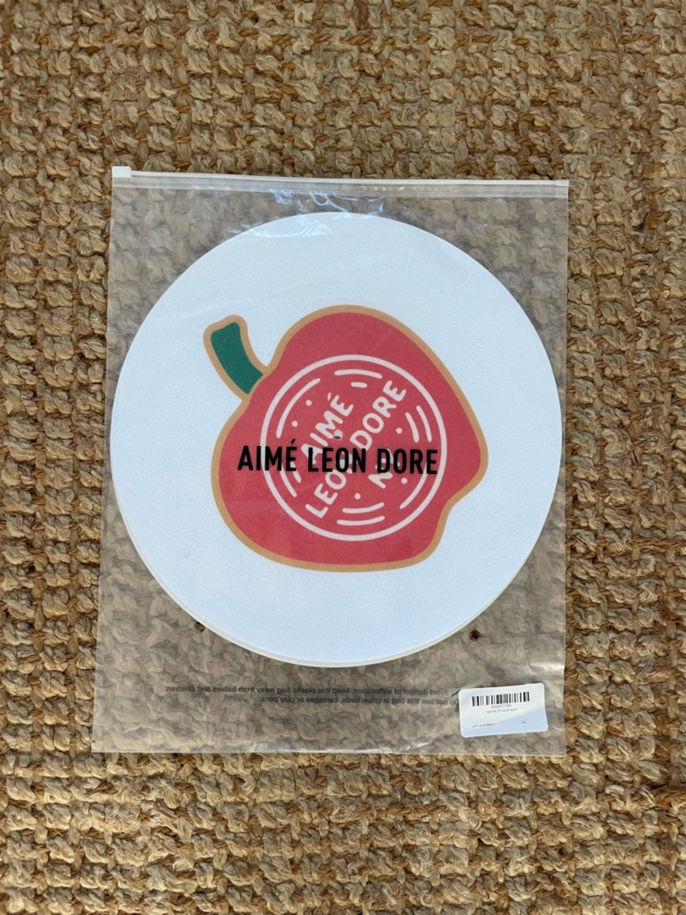 NEW Aime Leon Dore Record Player Slip Mat Apple Logo